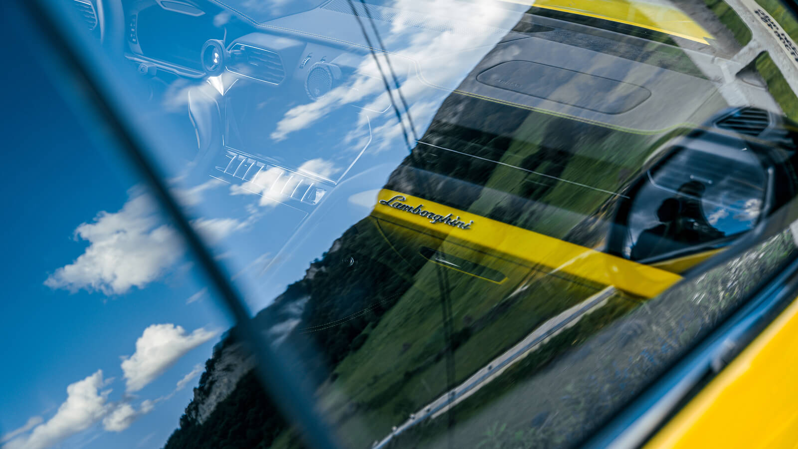 Yellow Lamborghini Urus